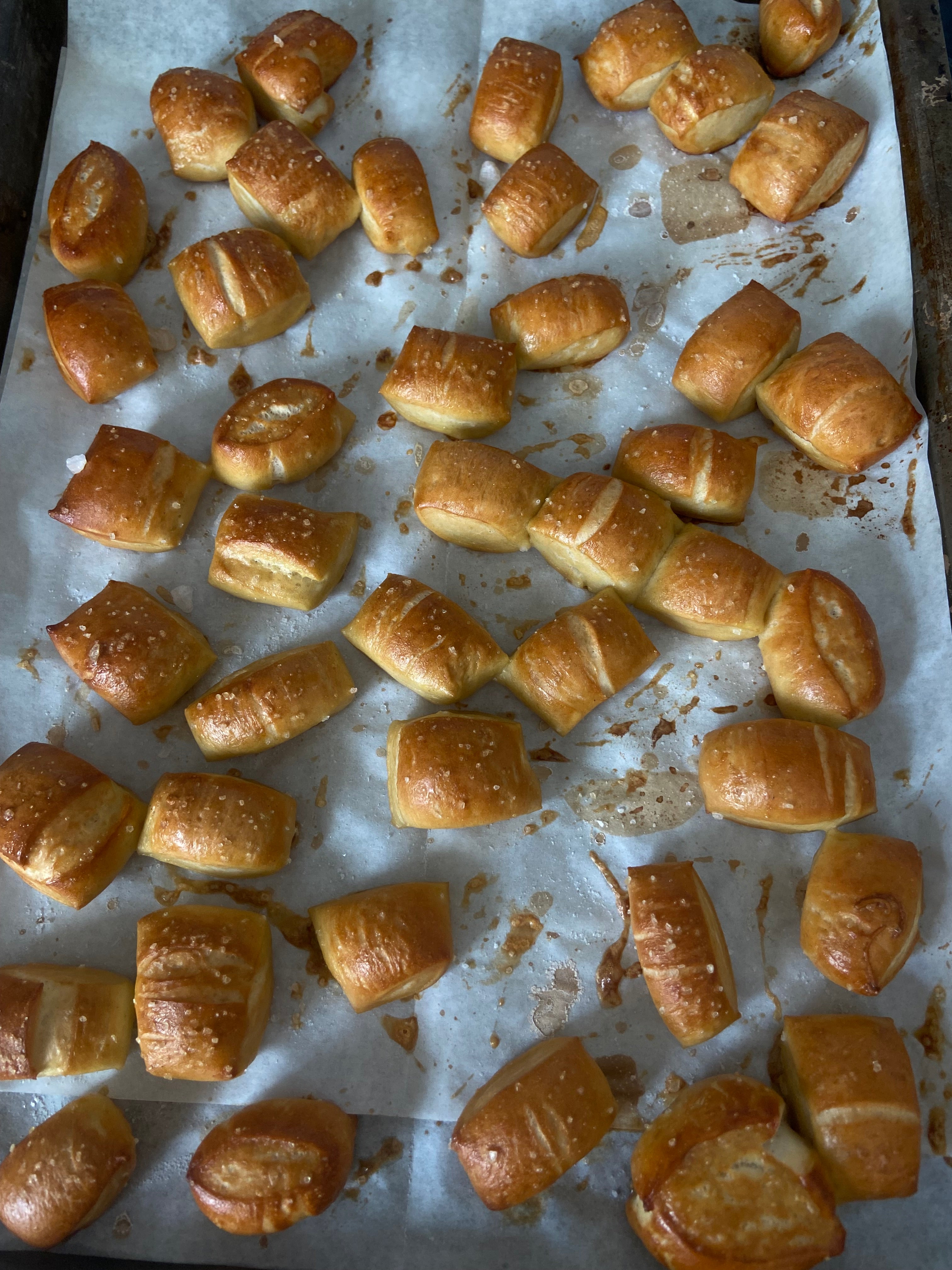 Homemade Pretzel bites